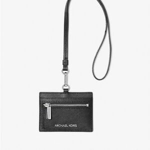 NWT Michael Kors Jet Set Travel Saffiano Leather Card Case